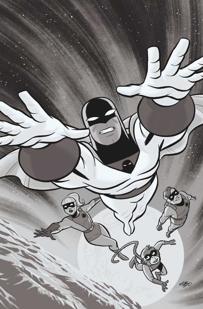 Space Ghost (2024) #2 Cover Q (1:30) Cho Black & White Virgin Variant Edition
