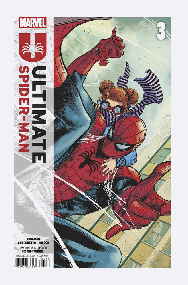 Ultimate Spider-Man (2024) #3 Variant (2nd Print) Marco Checchetto Edition