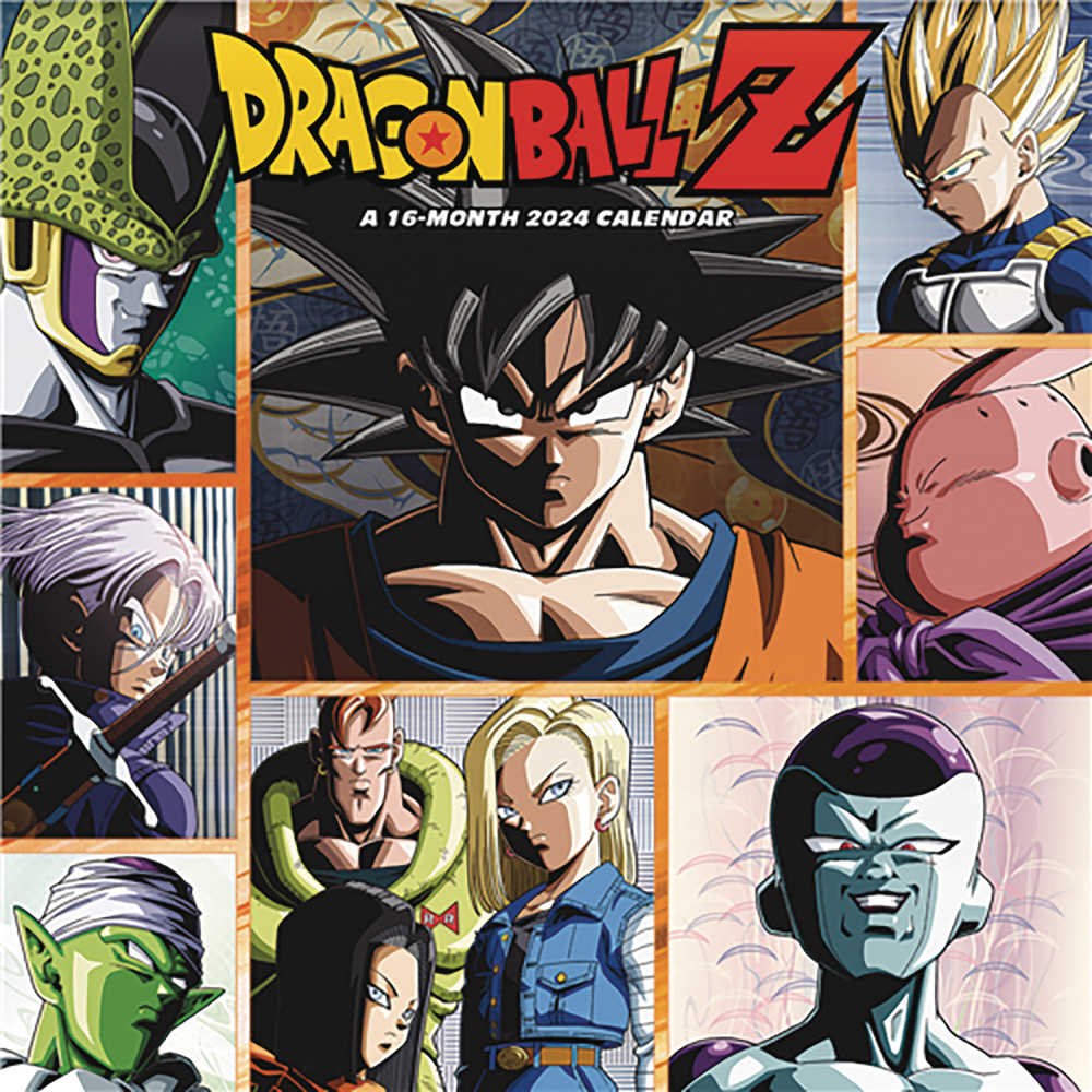 Dragonball Z 16 Month 2025 Wall Calendar