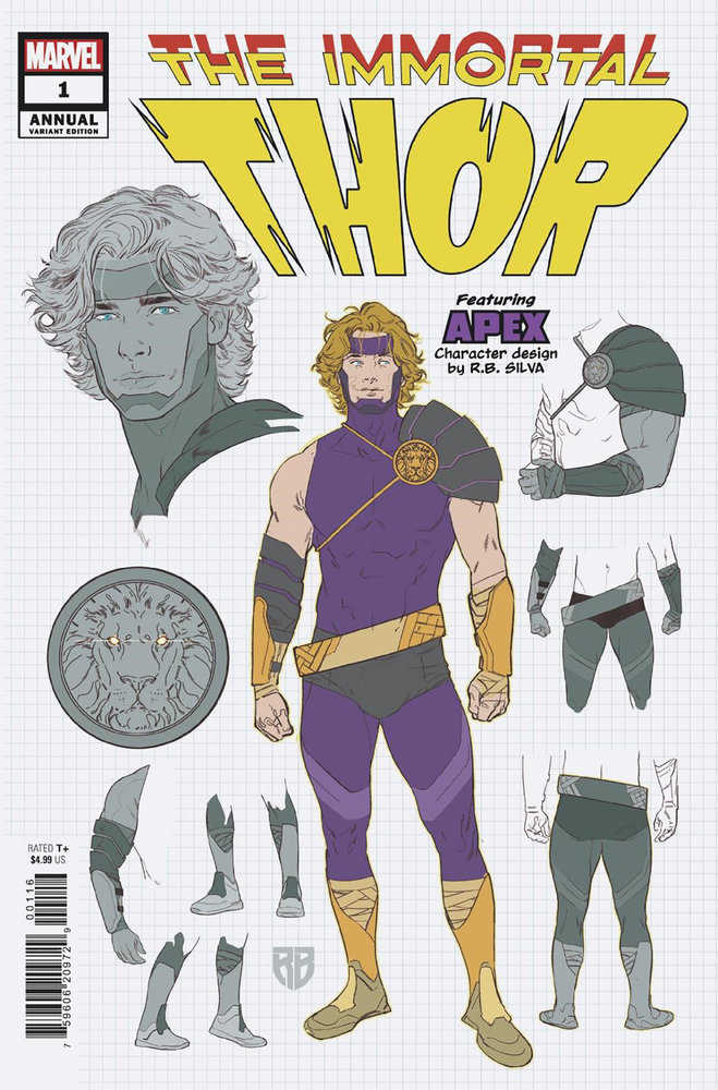 Immortal Thor Annual #1 Variant (1:10) R.B. Silva Design Edition [Infinity Watch]