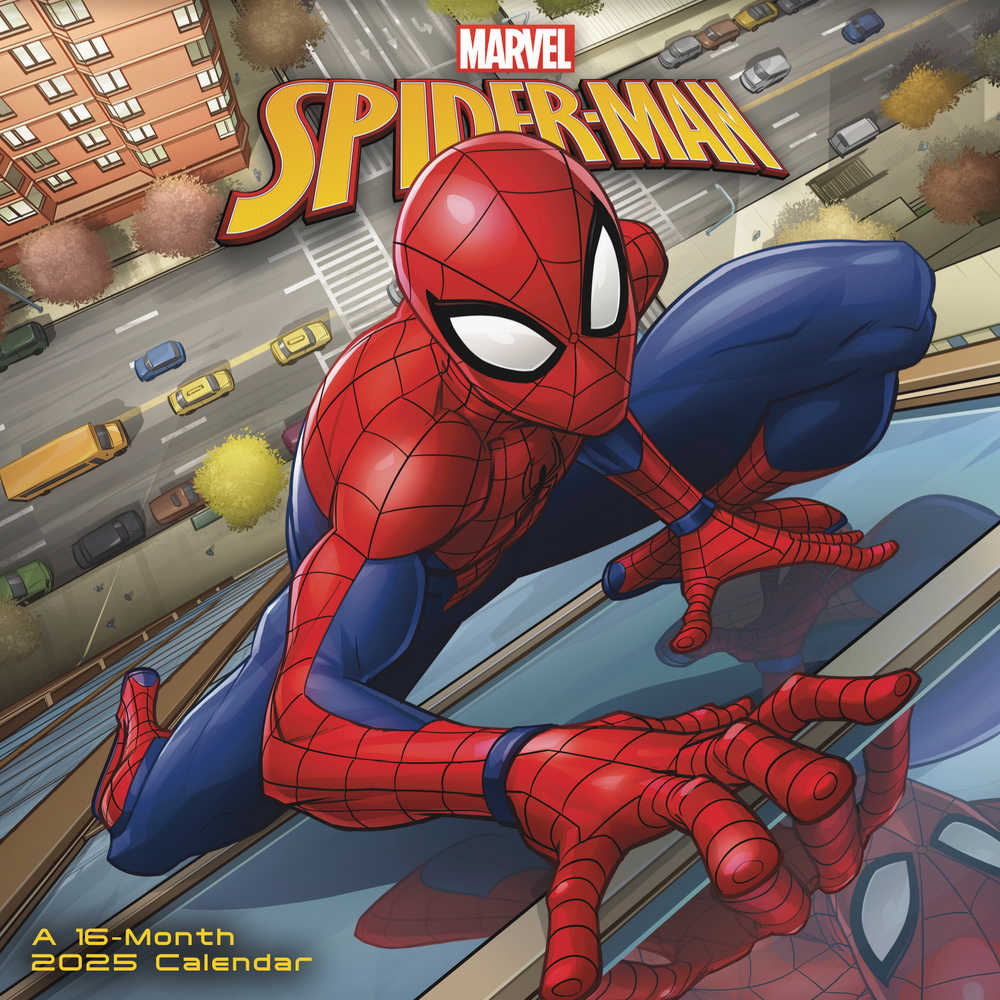 Spider-Man 16 Month 2025 Wall Calendar