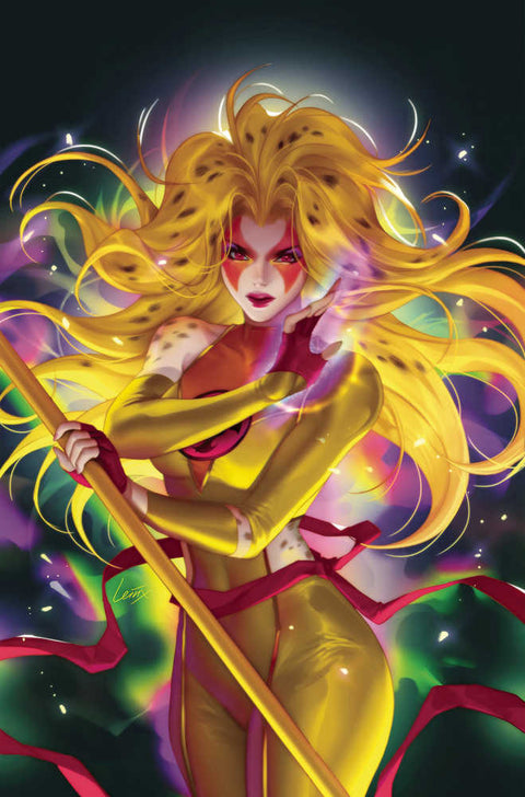 Thundercats Cheetara #1 (1:15) Lesley “Leirix” Li Foil Virgin Variant Edition cover