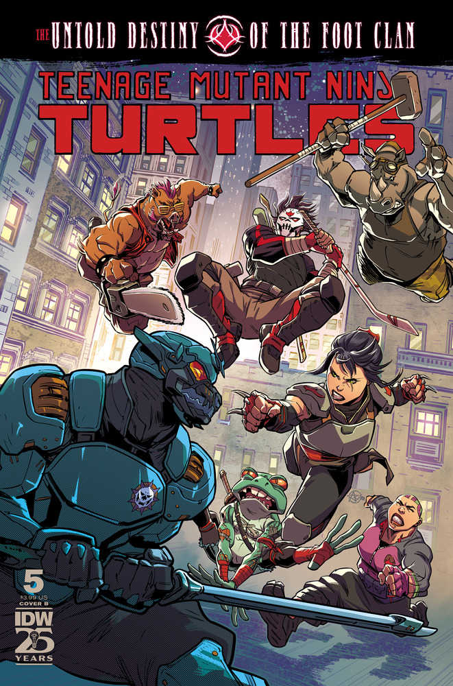 Teenage Mutant Ninja Turtles Untold Destiny Of Foot Clan #5 Variant B (Medel)