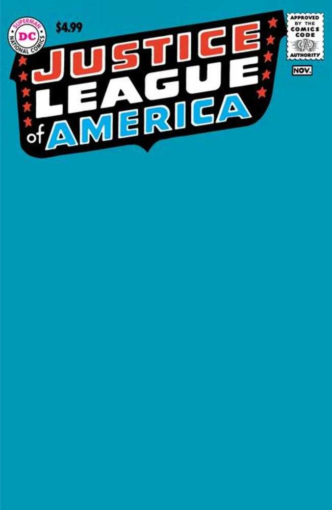 Justice League Of America (1960) #1 Facsimile Edition Cover C Blank Variant