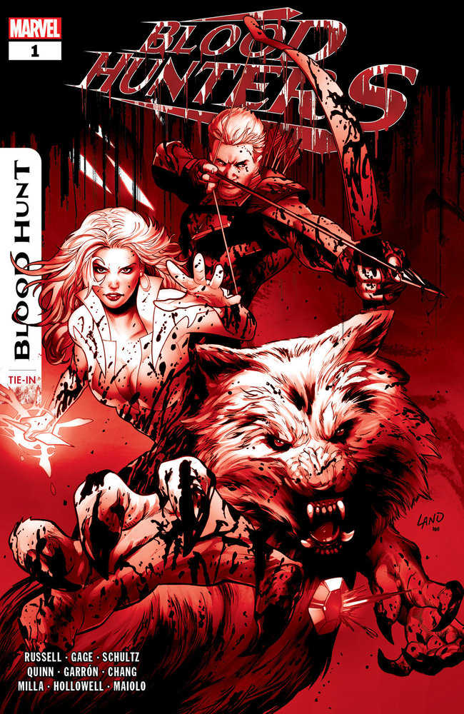 Blood Hunters #1 Variant (2nd Print) Greg Land Blood Soaked Edition [Blood Hunt]