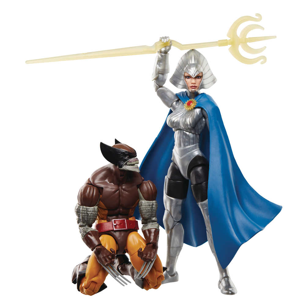 Marvel Legends Wolverine with Lilandra 6in Action Figure 2pk 50th Ann