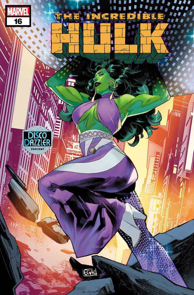 Incredible Hulk (2023) #16 Edwin Galmon Disco Dazzler Variant