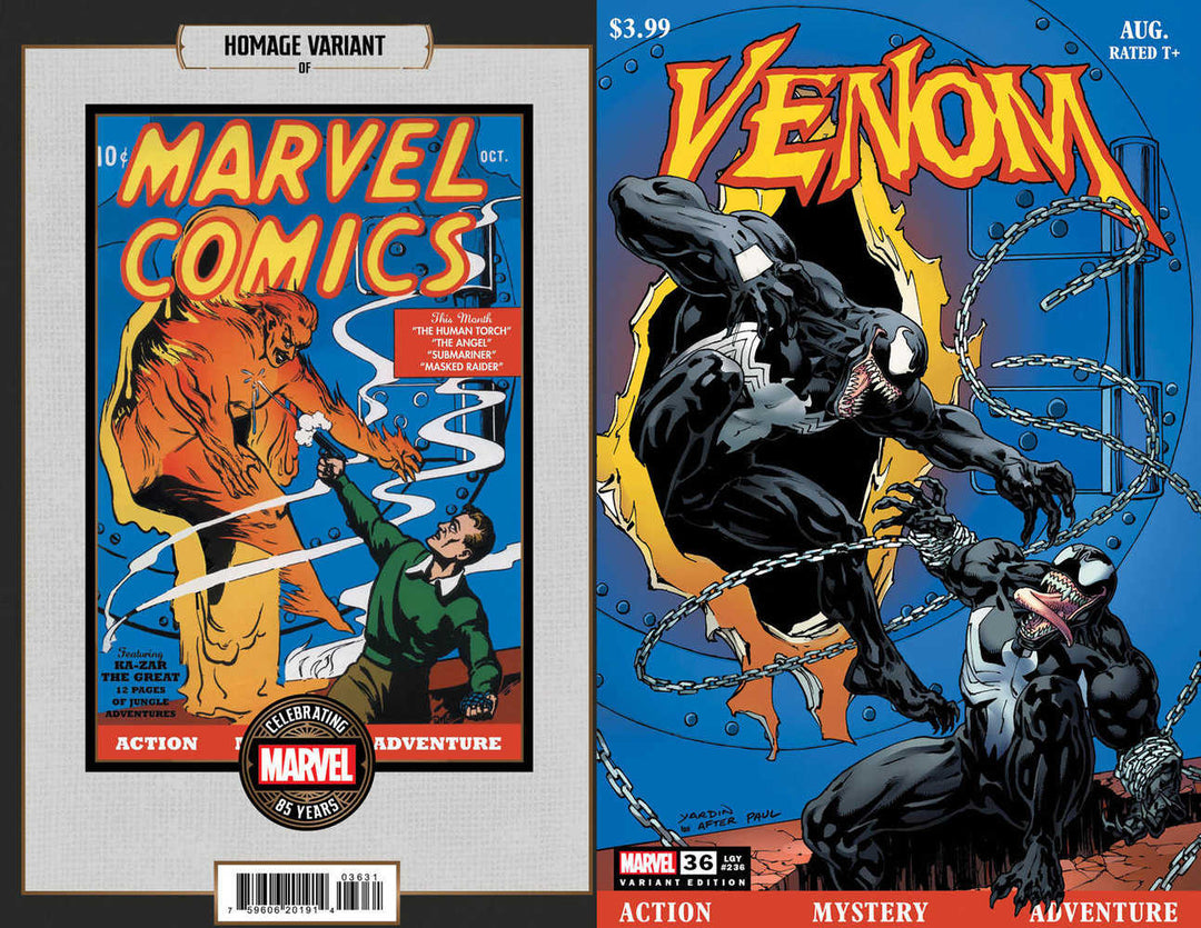 Venom (2022) #36 David Yardin Marvel 85th Anniversary Homage Variant [Venom War]