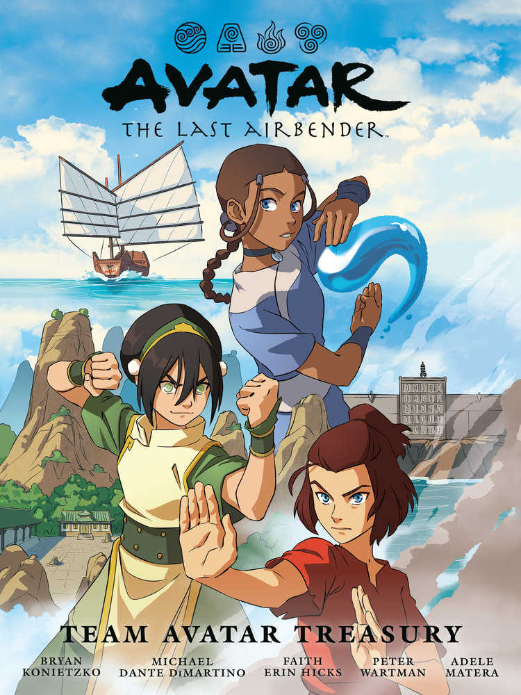 Avatar The Last Airbender HC Team Avatar Treasury Library Edition