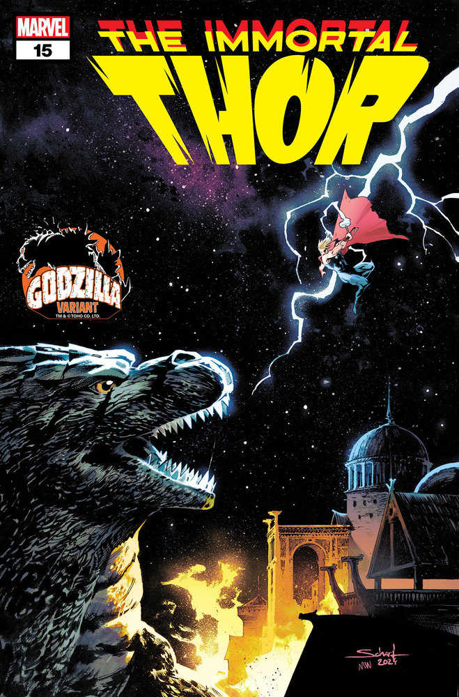 Immortal Thor #15 Jonas Scharf Godzilla Variant