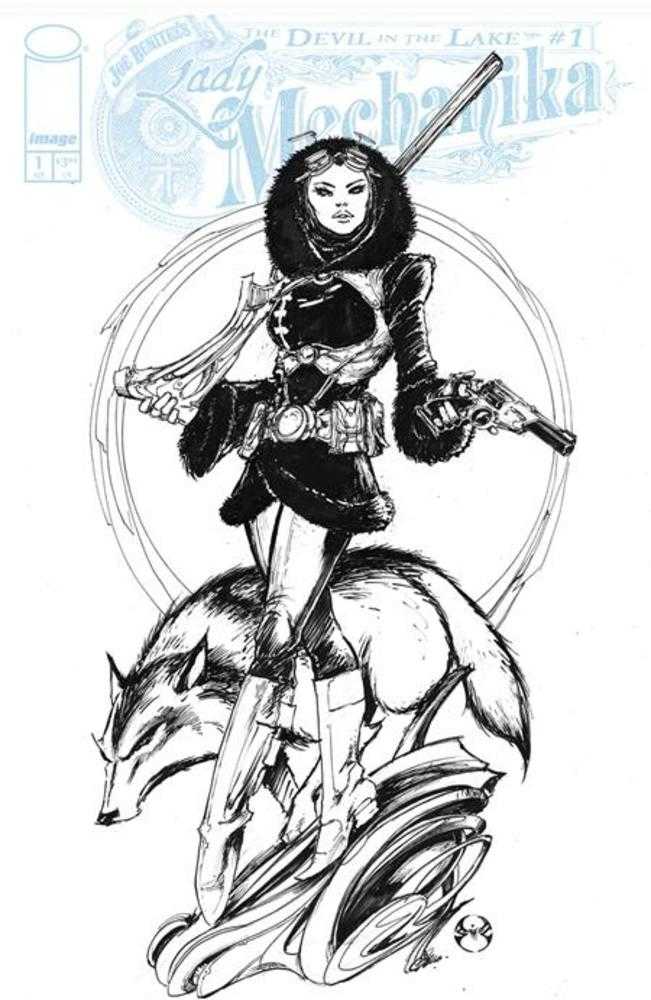 Lady Mechanika The Devil In The Lake #1 (Of 4) Cover C (1:10) Joe Benitez Black & White Variant