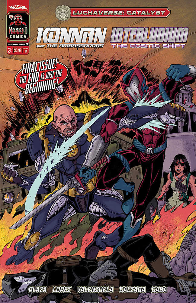 Luchaverse #3 Catalyst Cover C Calzada (Mature)