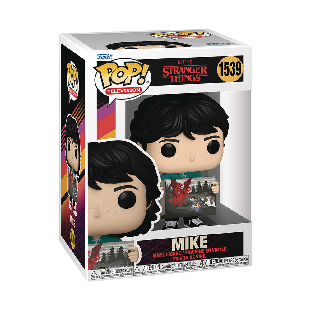 Pop TV Stranger Things S4 Mike W Will Painting Vinyl Figure