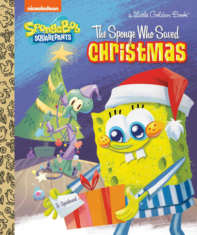 Little Golden Book: SpongeBob Squarepants The Sponge Who Saved Christmas