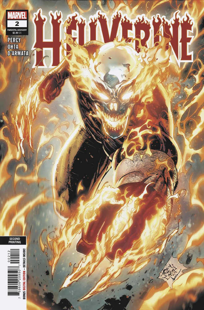 Hellverine #2 Variant (2nd Print) Tony Daniel Edition