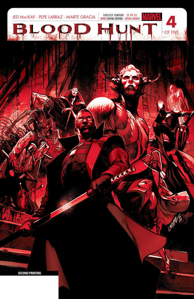 Blood Hunt #4 Red Band Edition Variant (2nd Print) Pepe Larraz Edition [Blood Hunt]