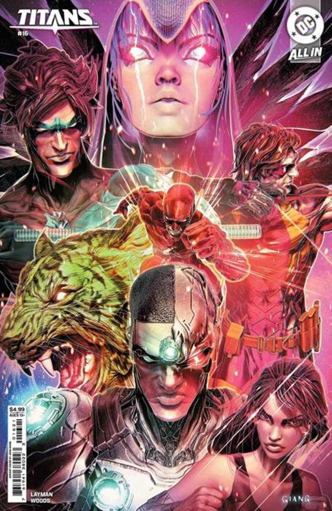 Titans (2023) #16 Cover C John Giang Card Stock Variant