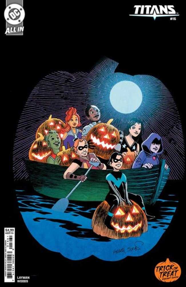 Titans (2023) #16 Cover D Kelley Jones Trick Or Treat Card Stock Variant