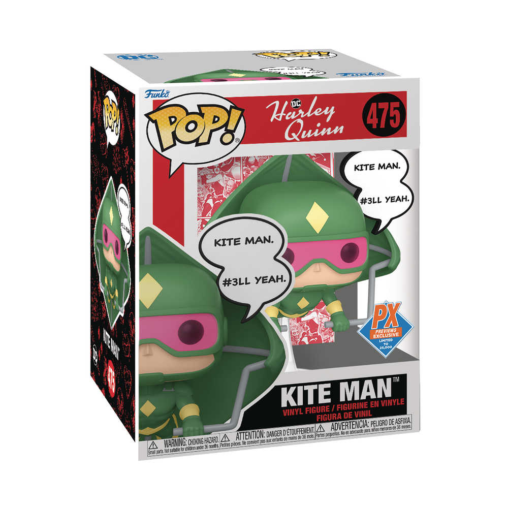 Sdcc 2024 Pop Premium DC Heroes Kite Man Previews Exclusive Vinyl Figure