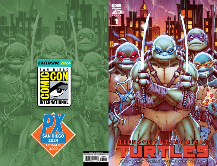 Teenage Mutant Ninja Turtles Previews Exclusive #1 Tucci Color Variant SDCC 2024 Edition