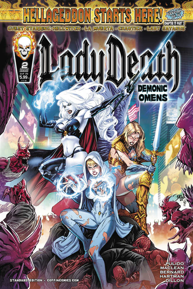 Lady Death Demonic Omens #2 (Of 2) Cover A Bernard Standard (Mature)