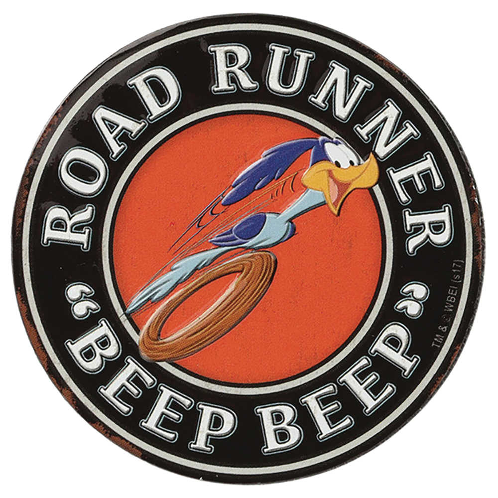 Road Runner Beep Beep 2in Embossed Metal Magnet