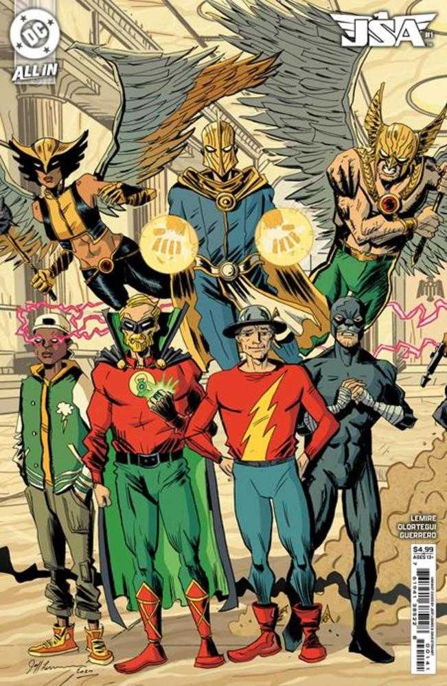 JSA (2025) #1 Cover D Jeff Lemire Card Stock Variant