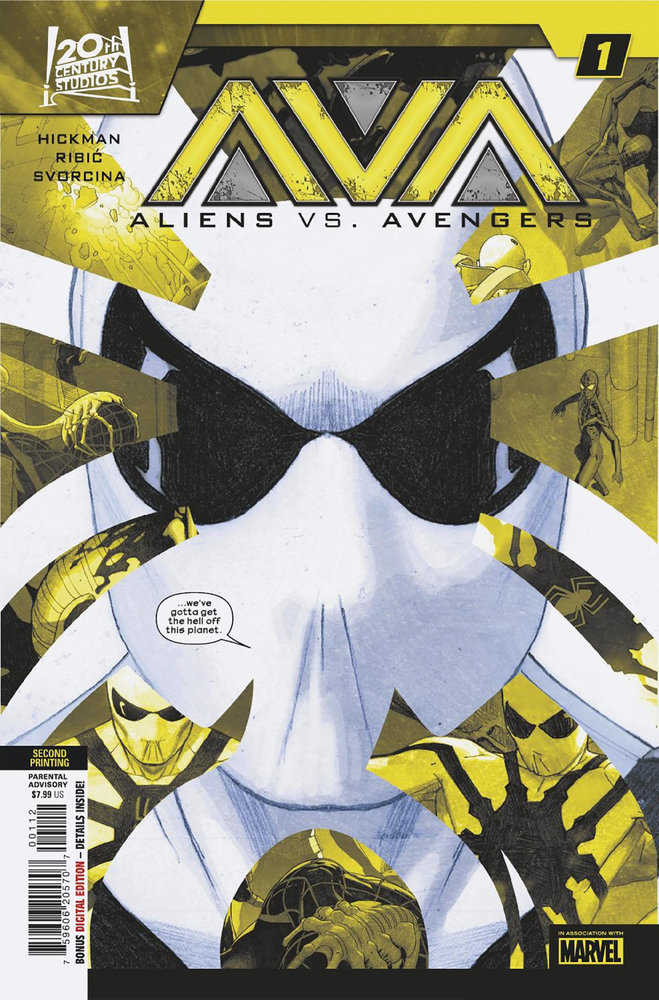 Aliens vs Avengers #1 Variant (2nd Print) Esad Ribic Edition