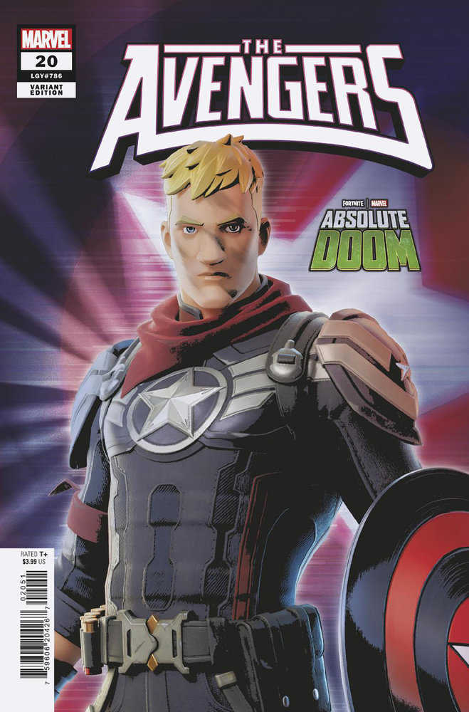 Avengers (2023) #20 Epic Games Marvel Fortnite Captain Jones Variant