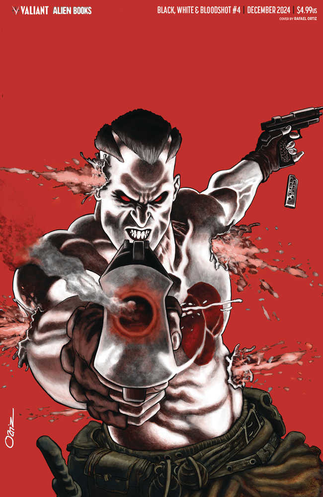 Black White & Bloodshot #4 (Of 4) Cover D Ortiz Virgin (Mature)