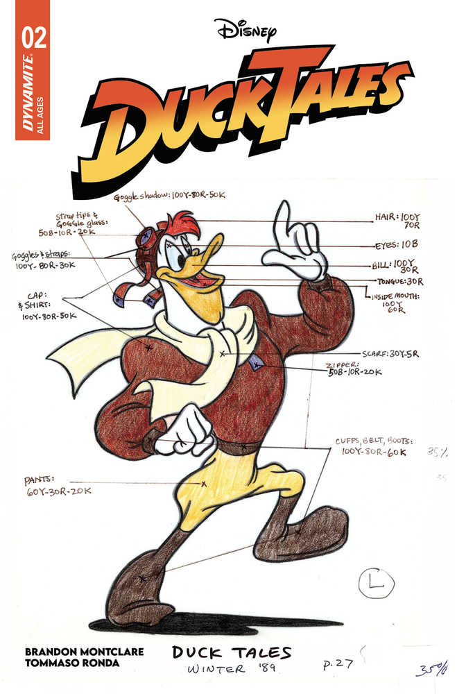 Ducktales (2025) #2 Cover E Classic Character Art