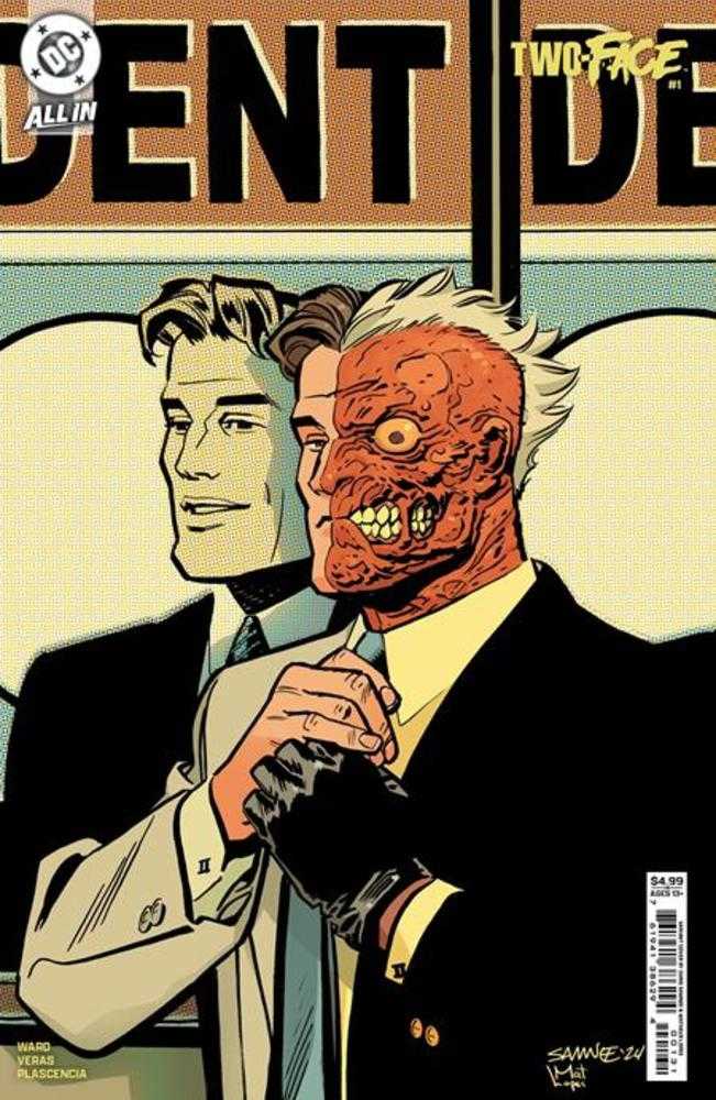 Two-Face (2025) #1 (Of 6) Cover C Chris Samnee Card Stock Variant