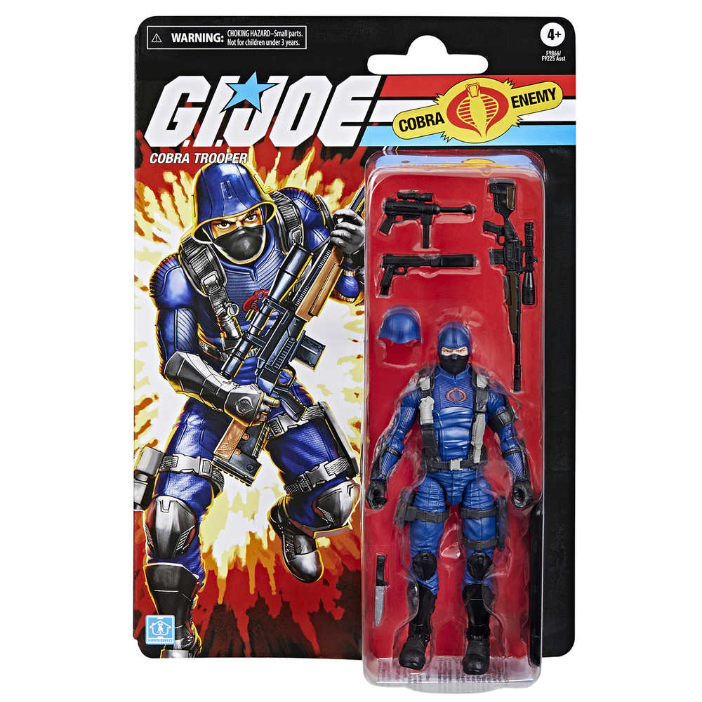 G.I. Joe Classified Series 6in Retro Cobra Trooper Action Figure