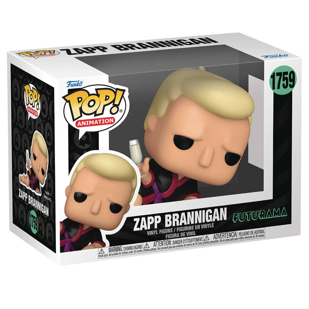 Pop TV Futurama S4 Zapp Brannigan Vinyl Figure