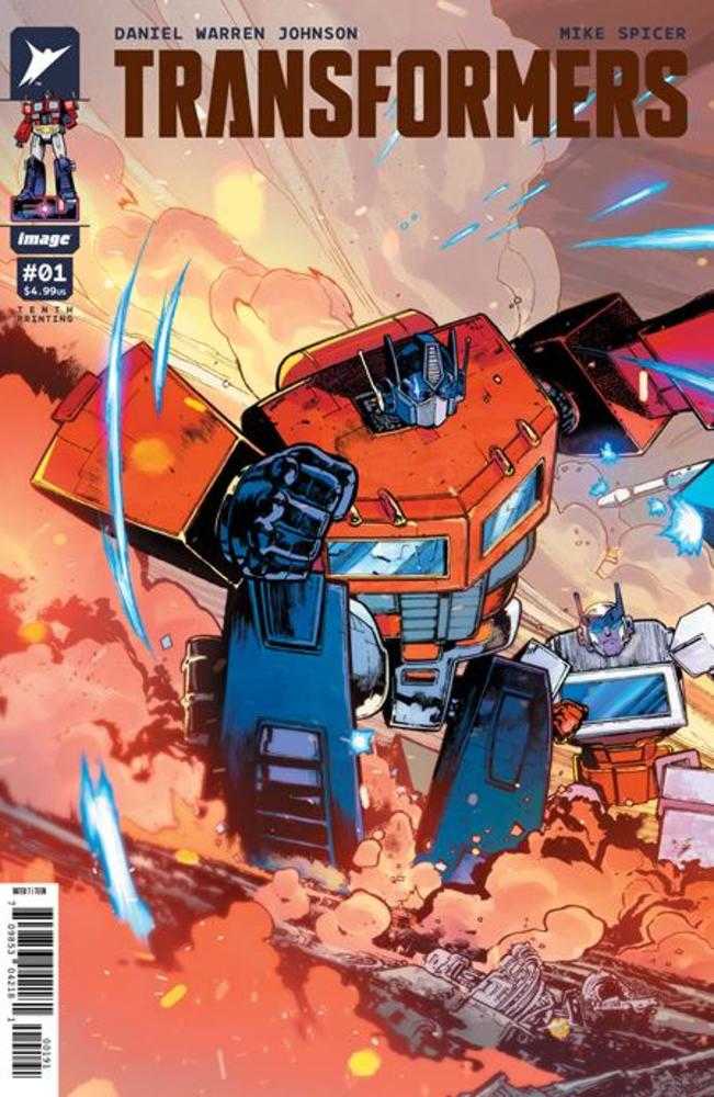 Transformers (2023) #1 Variant (10th Print) Cover I Andrei Bressan & Adriano Lucas Optimus Prime Connecting Variant