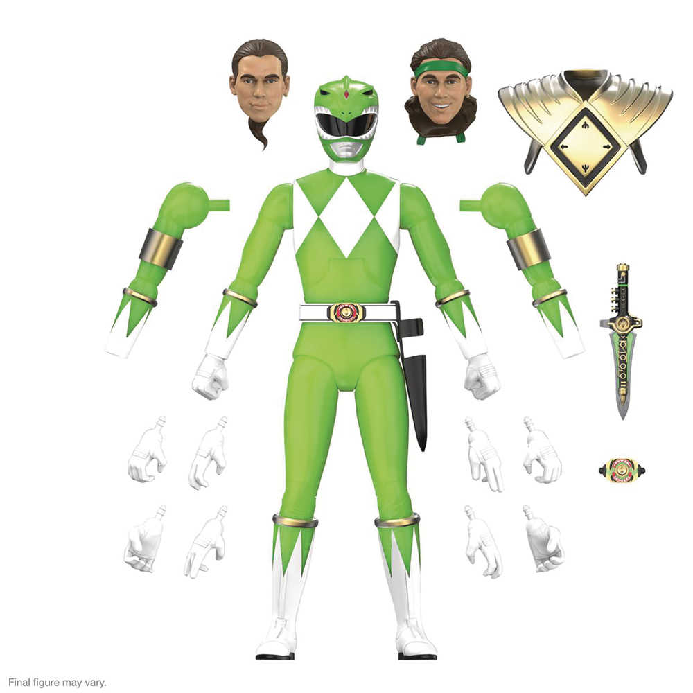 Ultimates MMPR Green Ranger Glow Wv5 Action Figure