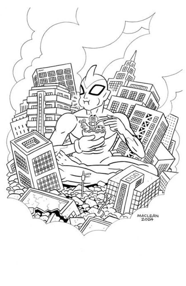 Ultramega By James Harren #9 (Of 9) Cover C 1:10 Andrew Maclean Inks Virgin Variant (Mature)