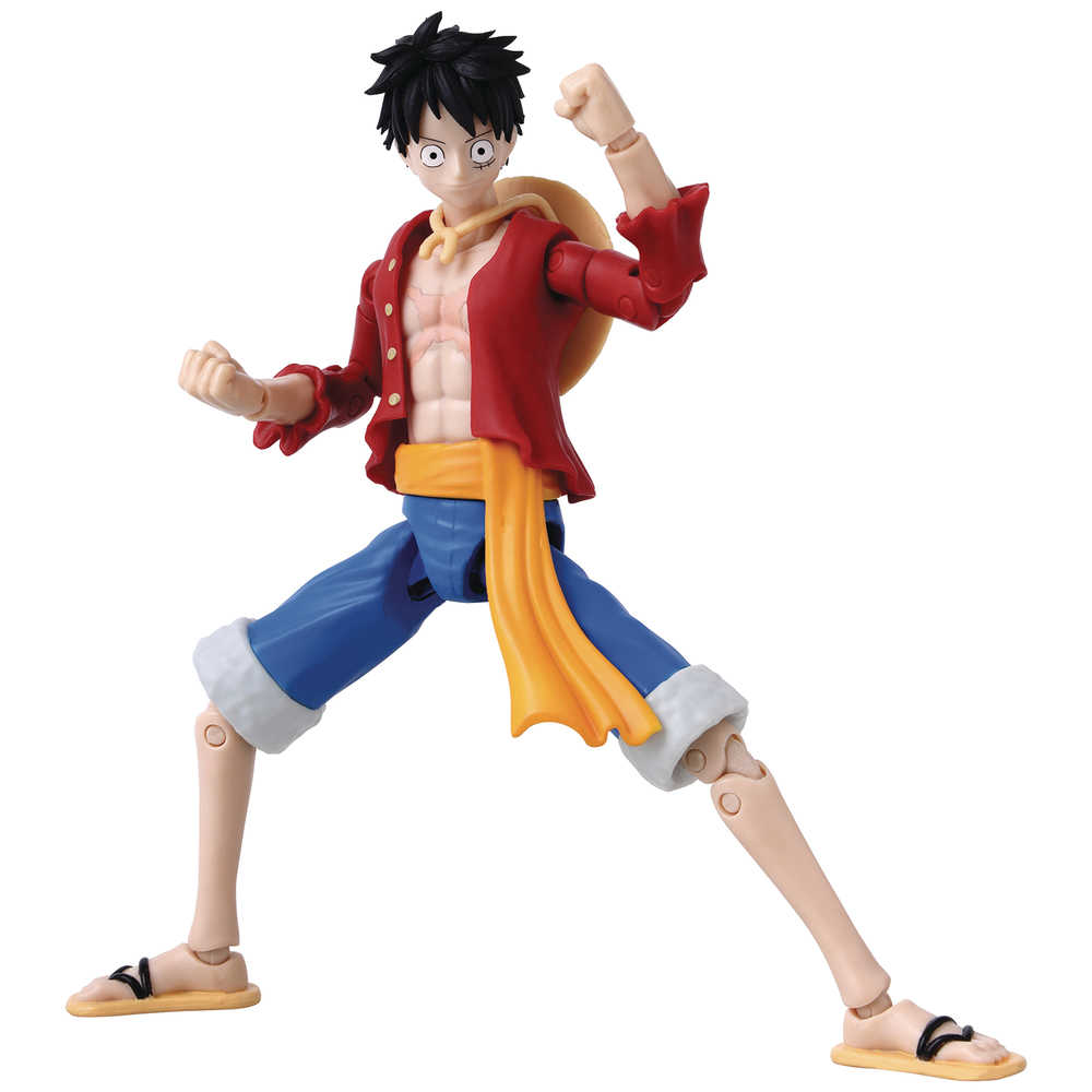 Anime Heroes One Piece Monkey D Luffy 6.5 In Action Figure Renew Ver