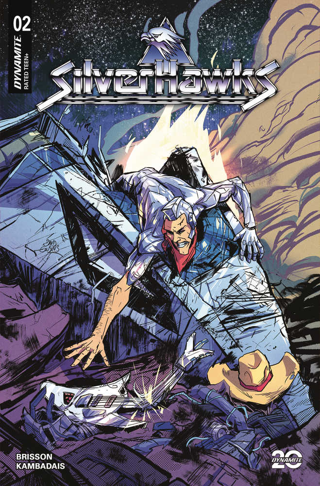 Silverhawks #2 Cover L (1:10) Cousens Battle Damage Variant Edition