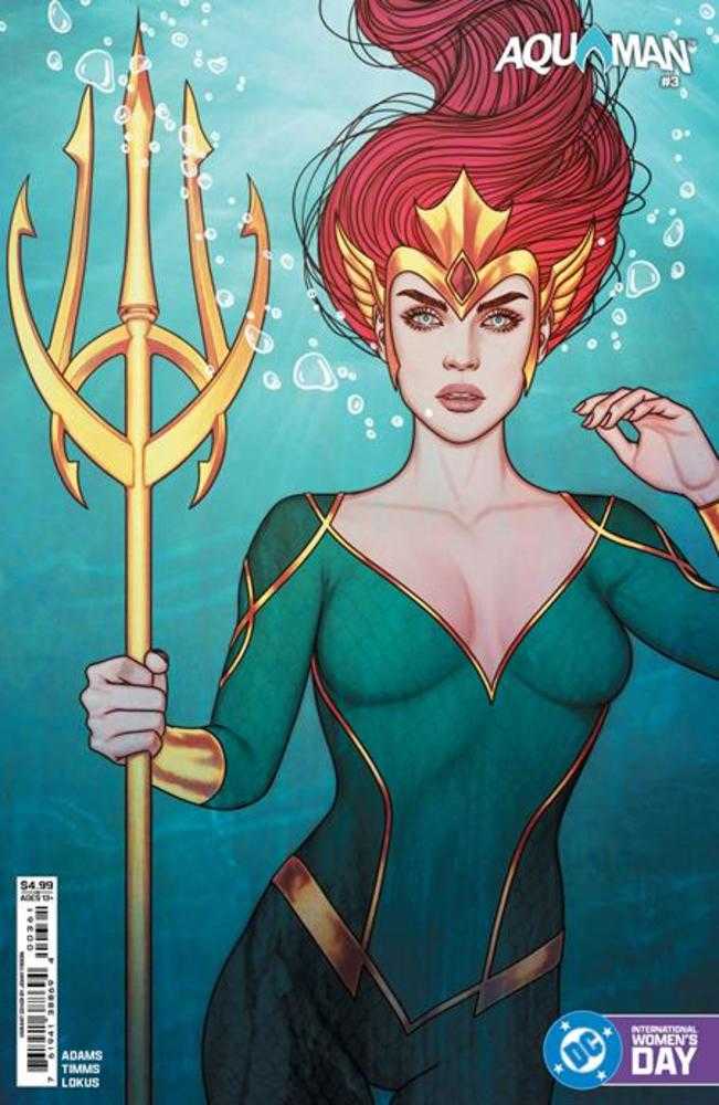 Aquaman (2025) #3 Cover E Jenny Frison International Womens Day Mera Card Stock Variant