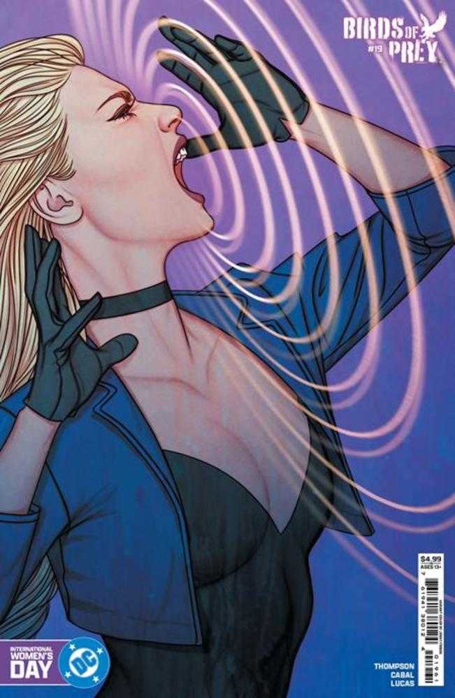 Birds Of Prey (2023) #19 Cover D Jenny Frison International Womens Day Black Canary Card Stock Variant