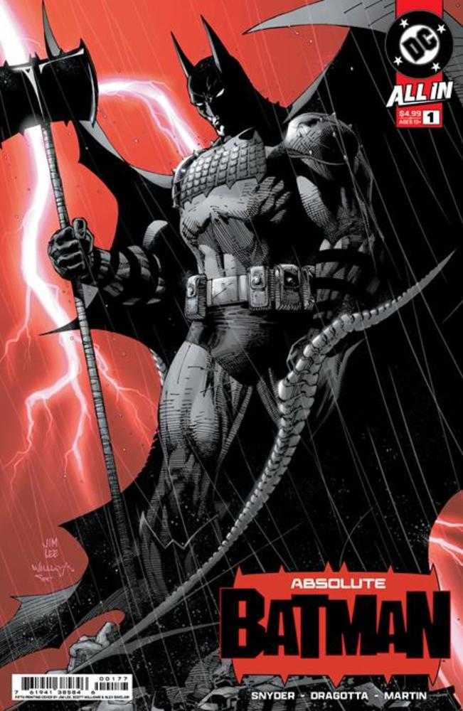 Absolute Batman #1 Variant (5th Print) Cover A Jim Lee