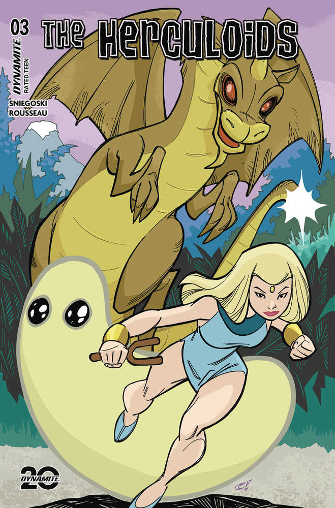 Herculoids #3 Cover H 1:10 Rousseau Development Art Variant Edition