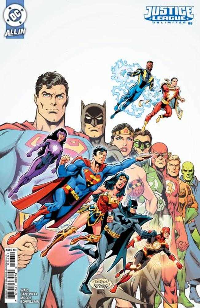 Justice League Unlimited (2025) #6 Cover E (1:25) Dan Jurgens Card Stock Variant (We Are Yesterday)