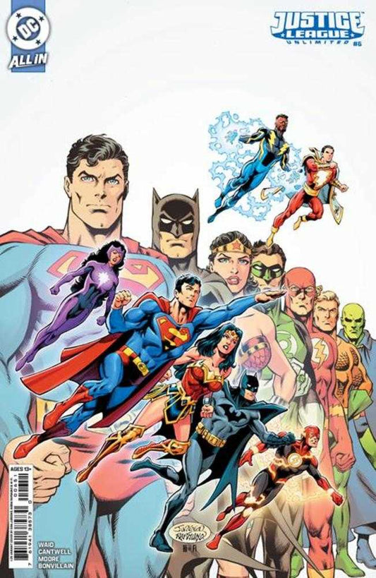 Justice League Unlimited (2025) #6 Cover E (1:25) Dan Jurgens Card Stock Variant (We Are Yesterday)