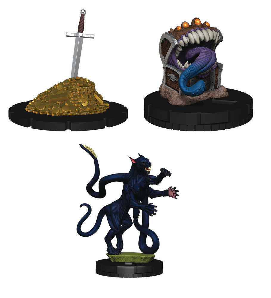 Dungeons & Dragons  Heroclix Iconix Den Of Displacer Beast Set