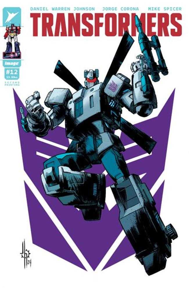 Transformers (2023) #12 Variant (2nd Print) Cover A Jason Howard Decepticon