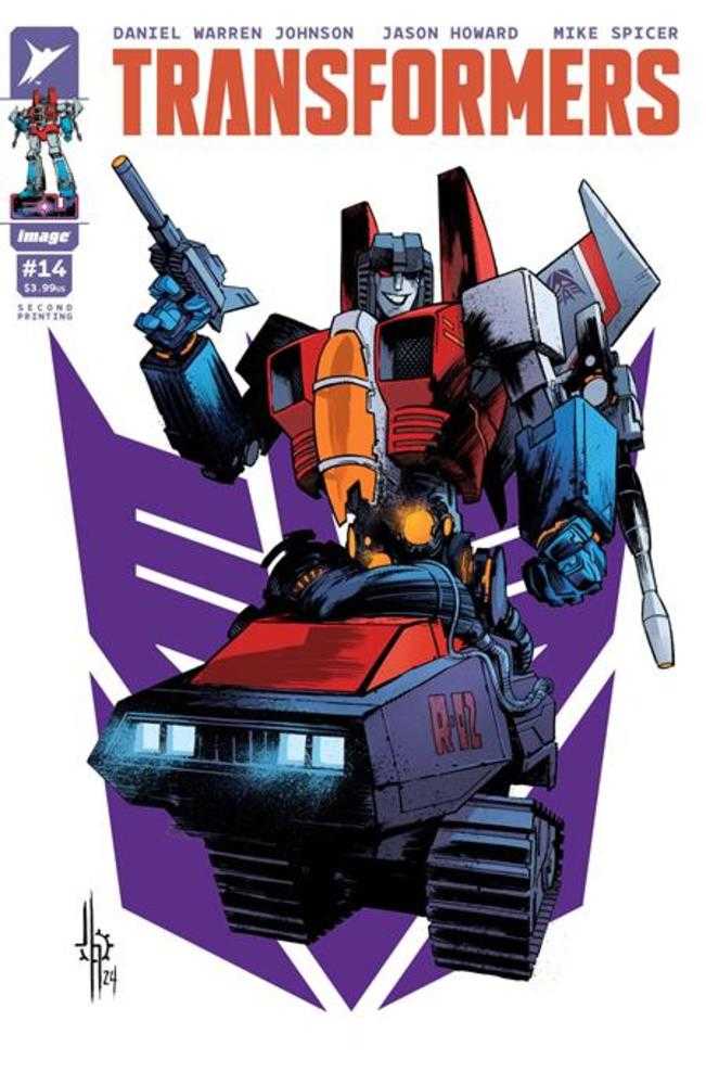 Transformers (2023) #14 Variant (2nd Print) Cover A Jason Howard Decepticon Starscream