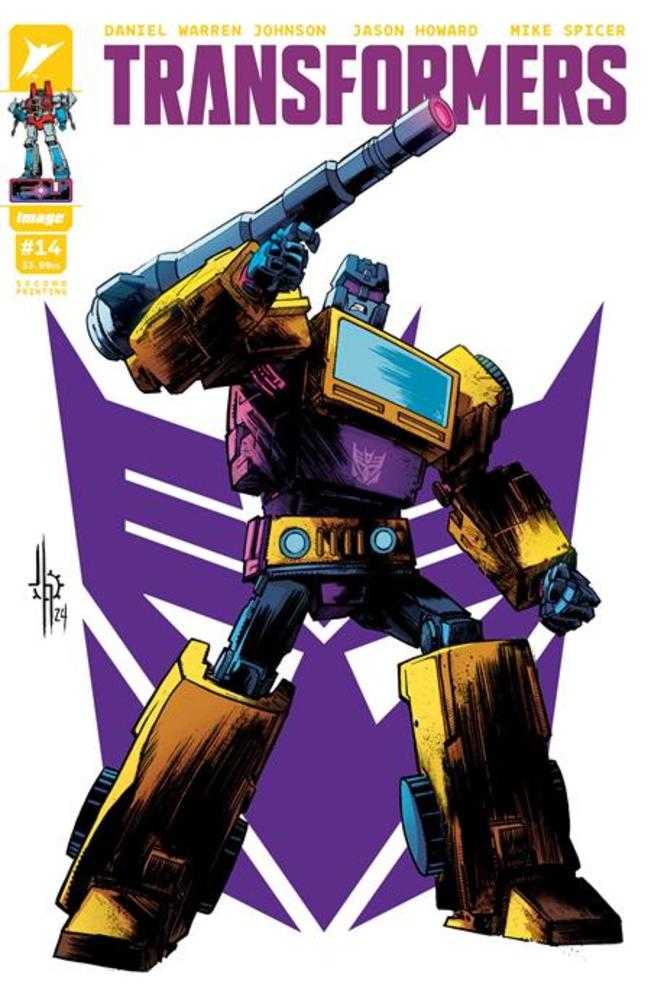 Transformers (2023) #14 Variant (2nd Print) Cover B Jason Howard Decepticon Swindle Edition