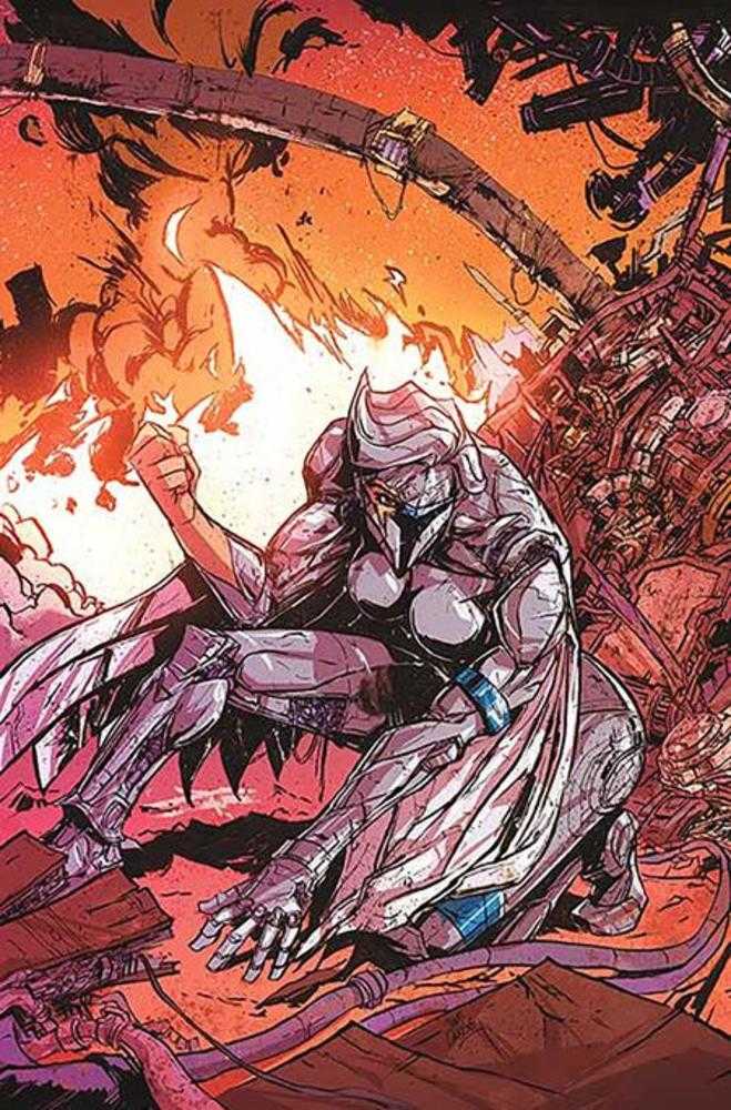 Silverhawks #5 Cover L (1:15) David Cousens Battle Damage Full Art Virgin Variant